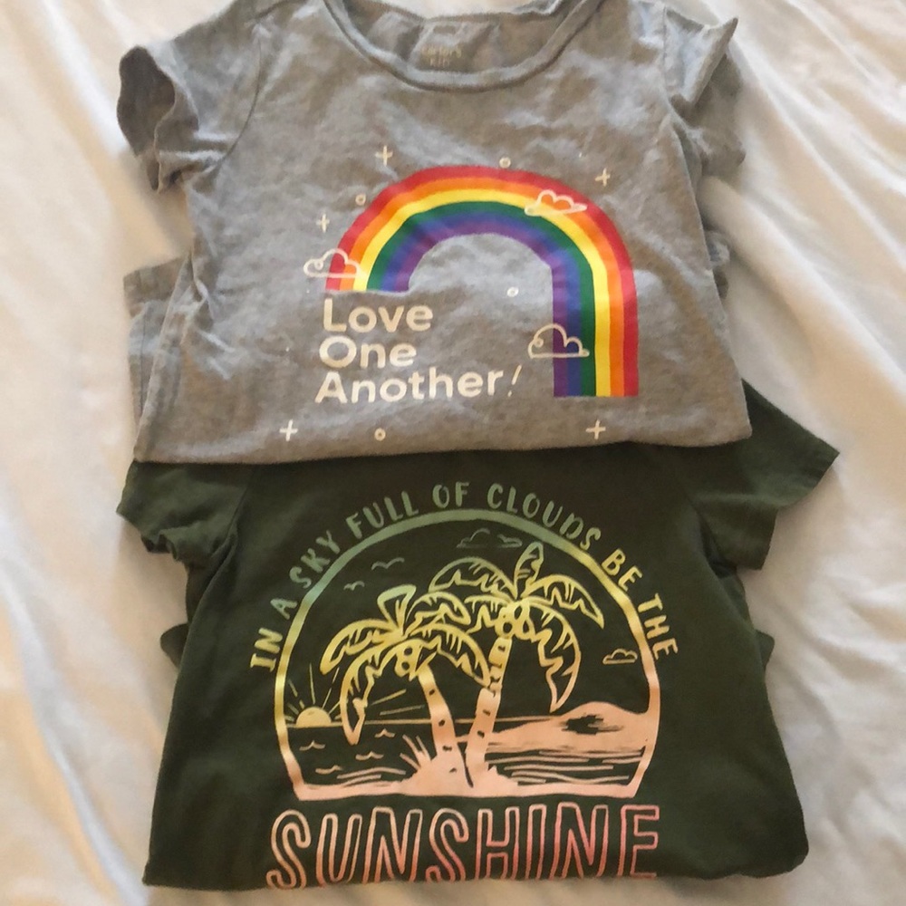 Girls Short Sleeves T-shirt Size 6/6X